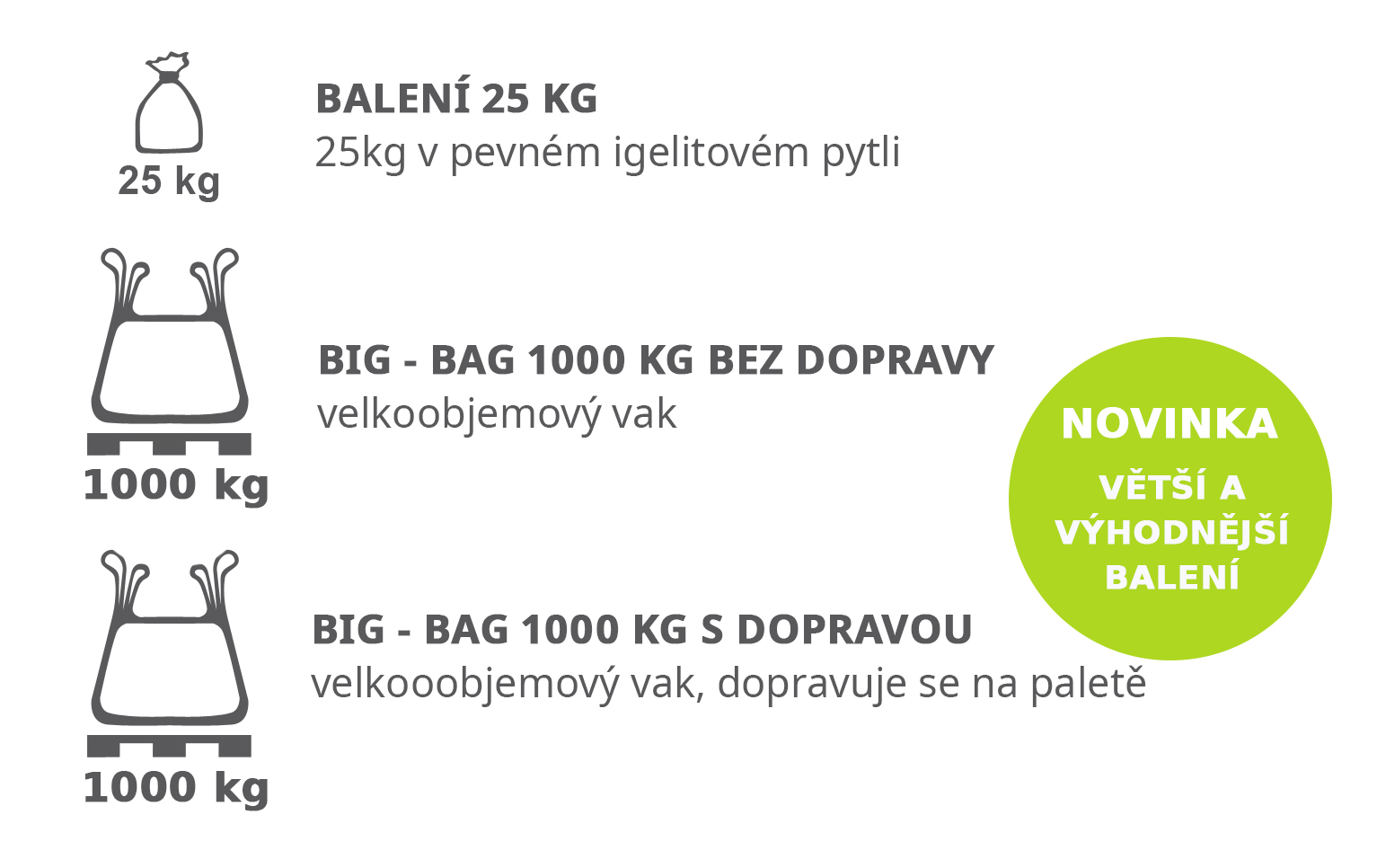 2024 balení okrasných kamenů Var-big 1000 kg